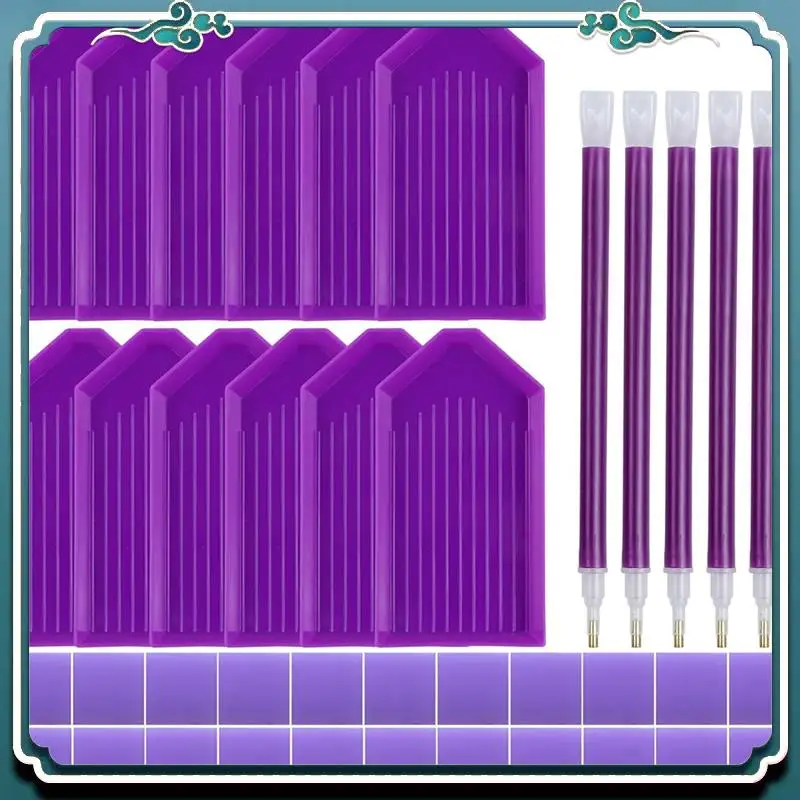 Eenvoudig te gebruiken 5D Diamond Art schildergereedschappen en accessoireset, Diamond Art schilderij DIY accessoires