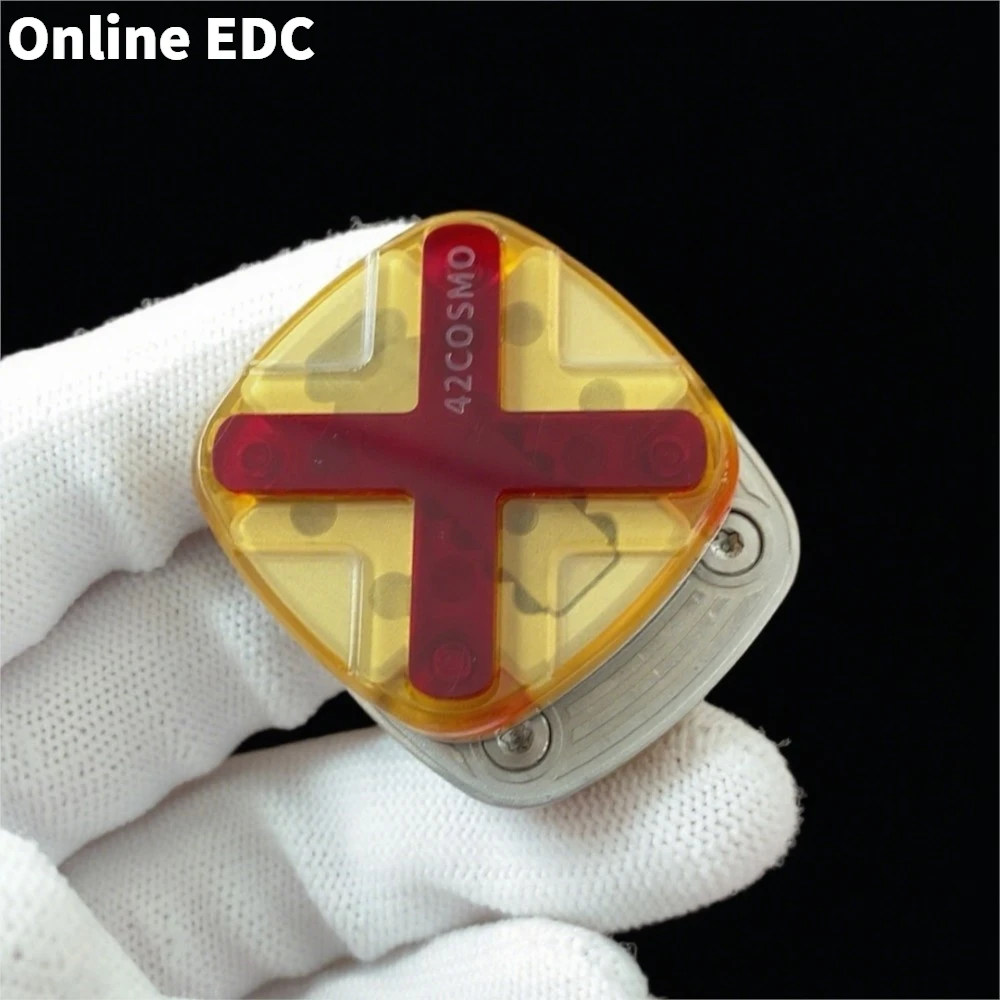 Brinquedos EDC usados 42.COSMO XX PEI Fidget Slider Gadgets de alívio de ansiedade Push Slider Acessórios de mesa de escritório
