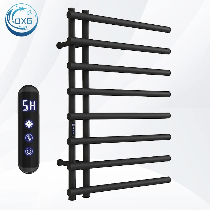 

OXG Роскошная электрическая полотенцесушитель из нержавеющей стали для ванной комнаты, вешалка для полотенец с подогревом, используемая для подогрева и сушки полотенец, полотенцесушитель с подогревом