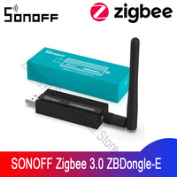 SONOFF ZBDongle-E Zigbee 3.0 USB Gateway,Wireless Zigbee 3.0 USB Adapter with Antenna,for Home Assistant,Open HAB,Zigbee2MQTT