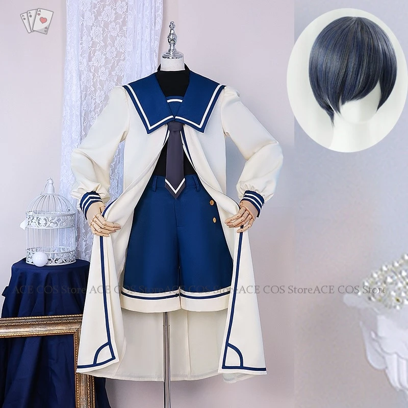 Anime Black Butler Cosplay Ciel Phantomhive Cosplay Costume Wig 2024 Kuroshitsuj Ciel Daily Sailor Suit Cloak Halloween Party