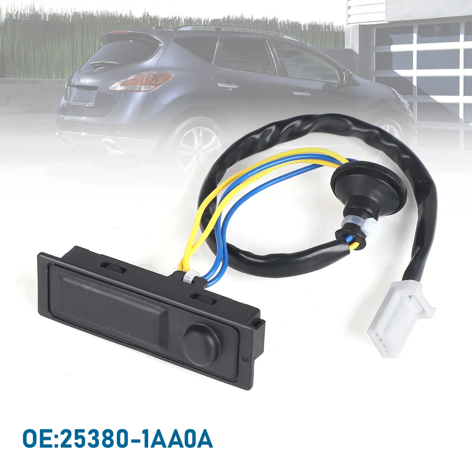 CNSPEED 25380-1AA0A Trunk Tailgate Lock Release Switch For Nissan llurano 2009-2017 Car Tailgate Release Handle Switches
