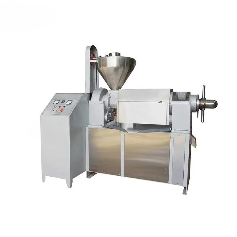 Industrial oil processing line 500kg/h olive peanut sunflower seed basil spiral cold oil press