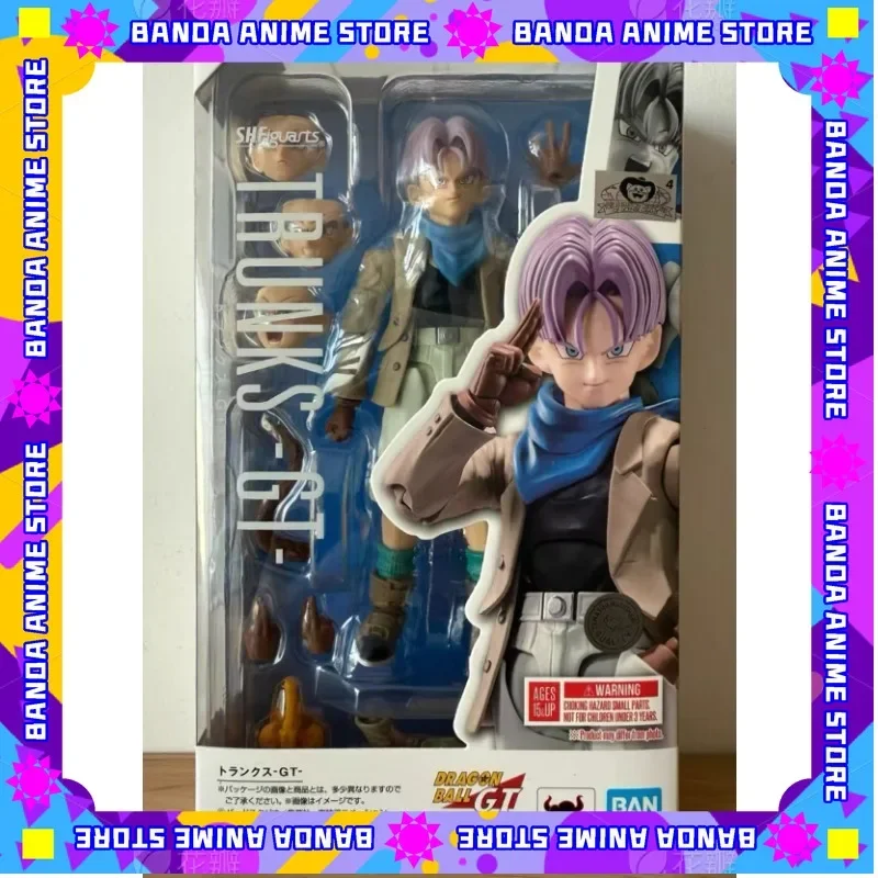

In Stock Bandai Dragon Ball GT S.H.Figuarts SHF TRUNKS GT Anime Action Collection Figures Model Toy