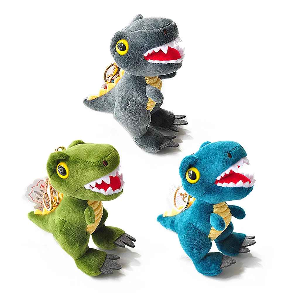 13Cm Khủng Long Sang Trọng Đồ Chơi Tyrannosaurus Búp Bê Nhỏ Móc Khóa Túi Mặt Dây Chuyền Búp Bê Nhỏ Sang Trọng Khủng Long Búp Bê Cô Gái Trẻ Em Quà Tặng