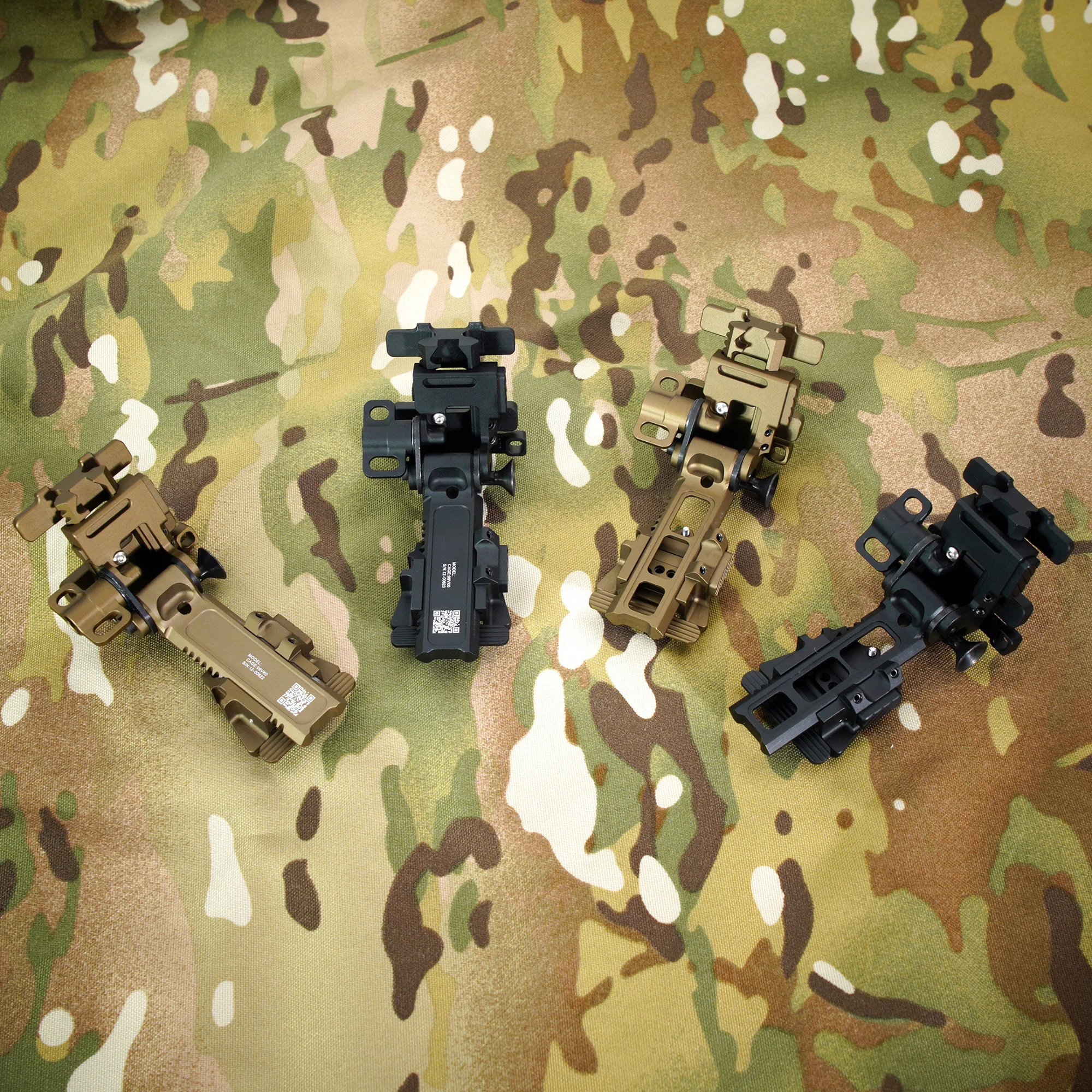 NI Alpha NVG Halterungsarm mit Schwalbenschwanzbefestigung, Ultraleichter Druckknopf-Freigabe Nachtsicht-Helmhalterung für PVS-14 PVS31 GPNVG-18 – Detail 18