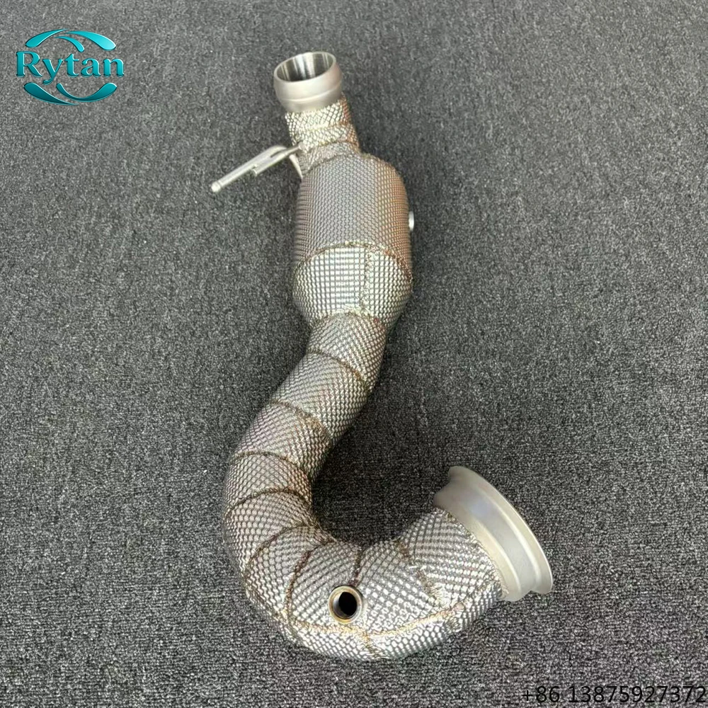 

Выхлопная система Rytan из нержавеющей стали 304 с прямыми трубами Valvetronic и даунпайпом для A45