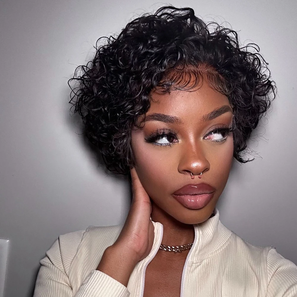 Pixie Curly 100% Hu… - image