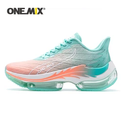 ONEMIX 2023 Outdoor Jogging Women Running Shoes Super Light Outdoor Athletic Height Increase Sneakers Elevator Shoes Female