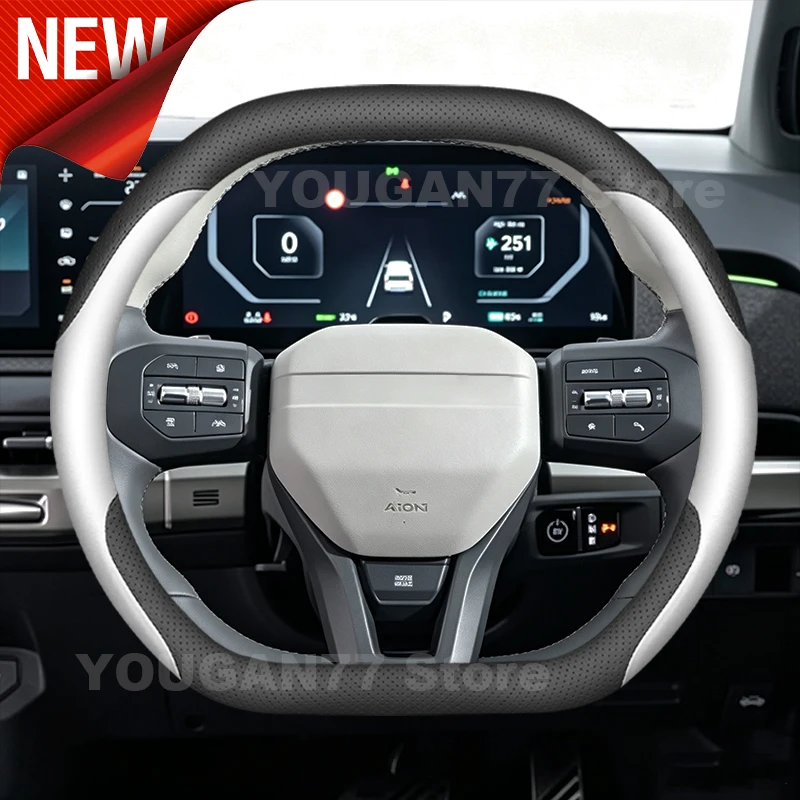 Leather Car Steering Wheel Cover For ALL NEW Kia EV3 EV5 EV9 K4 2025 2026 Covers For Covers Non-slip Auto Interior Accessories