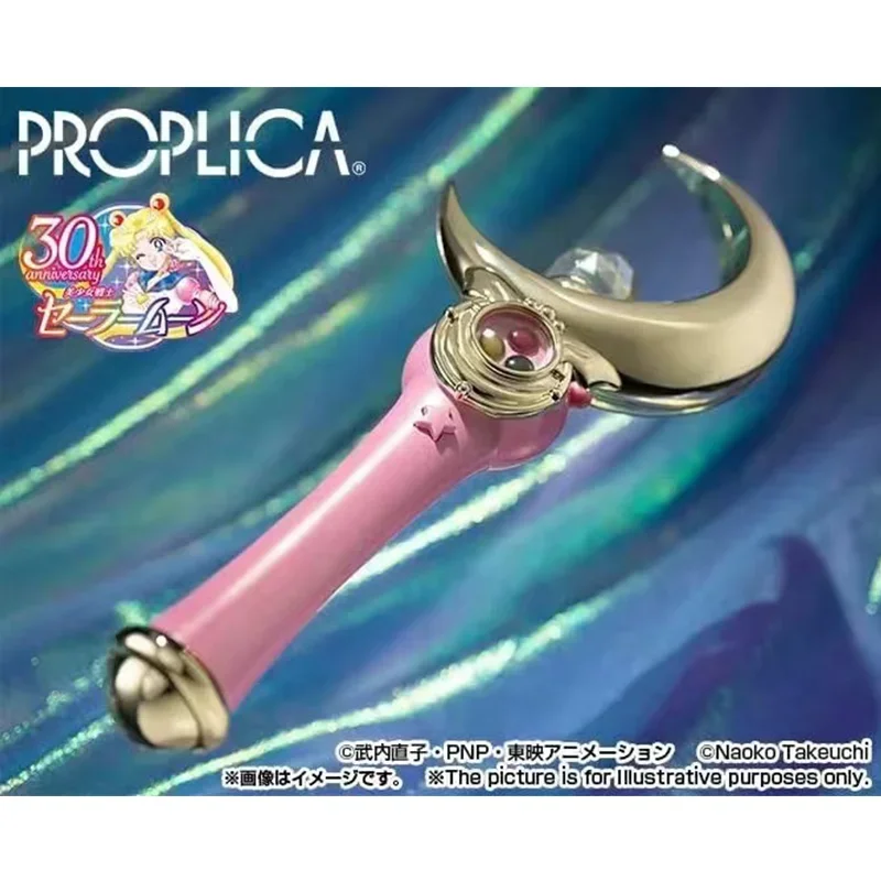 

Оригинальная проплика Bandai Sailor Moon Star Moon Stick, 30-летие, специальный цветной серебряный кристалл A