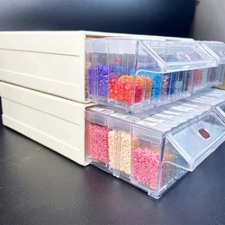 Diamond painting accessories tools plastic drawer storage box beads container storage box work 5d storage box embroidery set