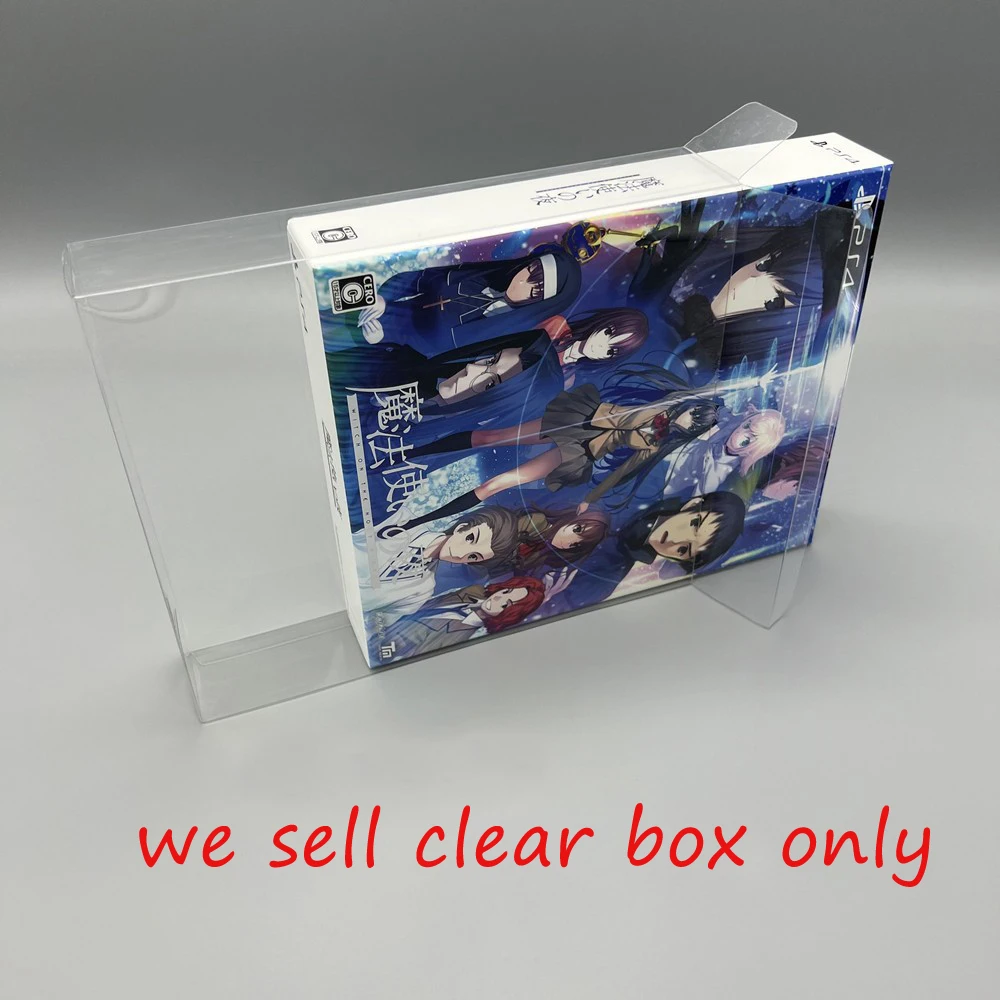 Transparent Clear Box For Switch NS For PS4 On The Holy Night Limited Game Plastic PET Storage Protector Collection Box