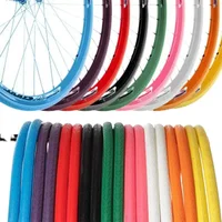 Neumático sólido para bicicleta de carretera, 700x23C, sin cámara, a prueba de pinchazos, inflables, accesorios para bicicleta