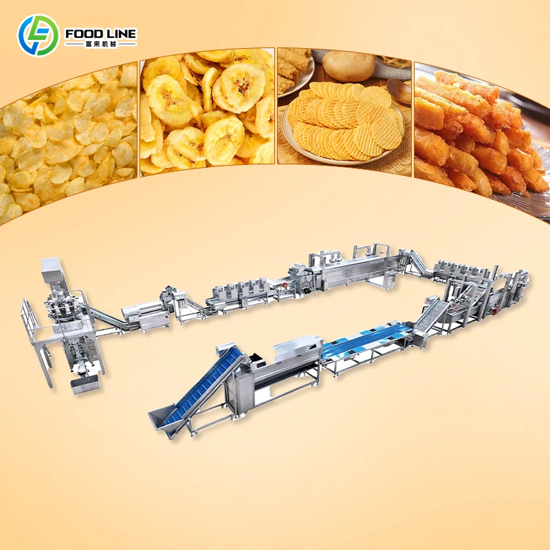 Customized Semi-Automatic Small Scale Making Machine For Frozen Potato Chips Commercial Snack Processing Equipment