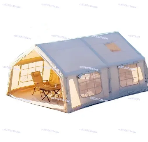 Household Hot Sale! 17.2 Large Inflatable Air Cotton Fabric Tent for Outdoor Family Camping-Limited Time Discount