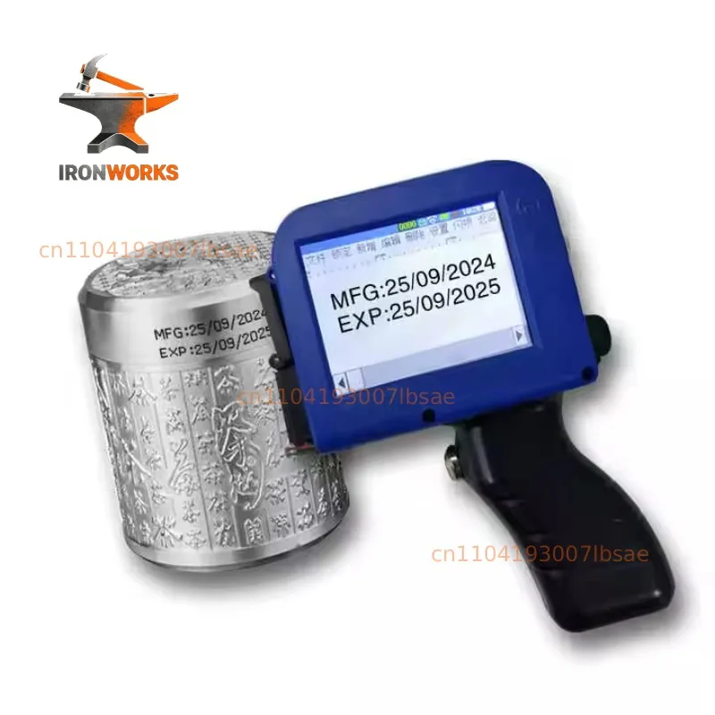 Portable Mini Batch Coder - Handheld inkjet printer for quick drying expiration dates, batch numbers, and egg marking
