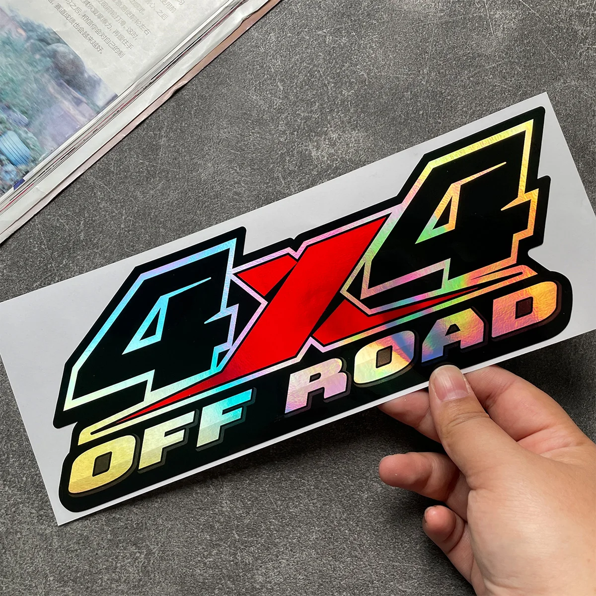 4X4 OFF ROAD Car Stickers Waterproof Vinyl Decals for Auot Body Window Rear Bumper Sunscreen Waterproof Car Truck Body Decal