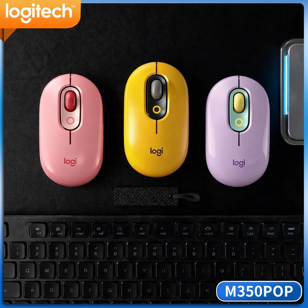 Logitech M350 POP Light‑Weight Bluetooth Mouse Auto‑Sleep Mode Smooth Scroll For Supply Chain Coordinators Daily Use