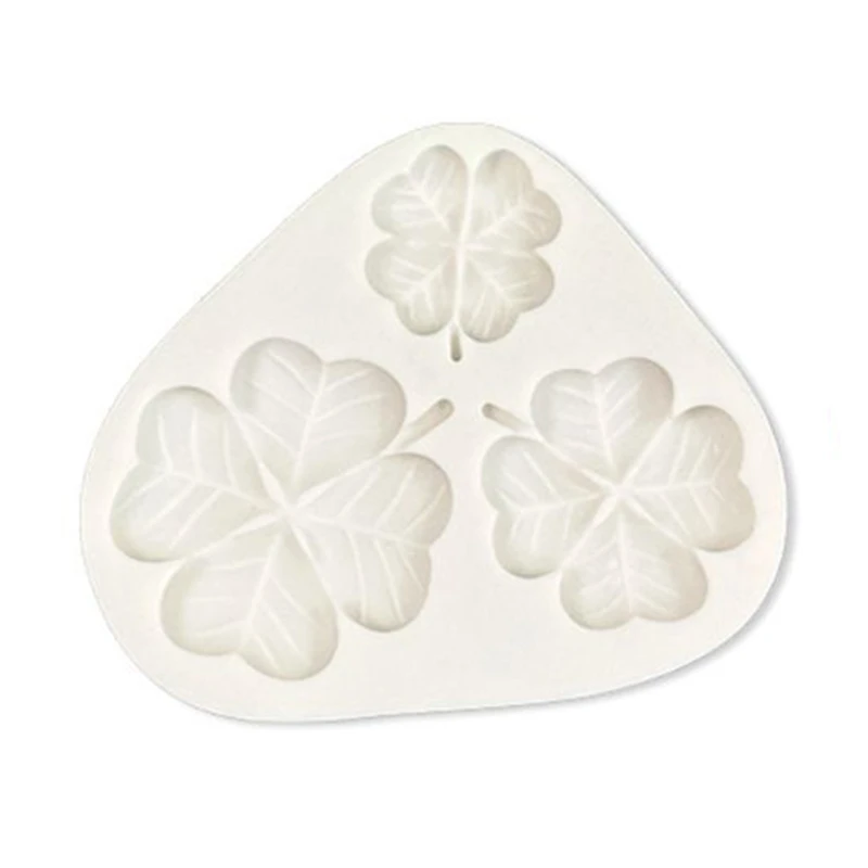 Four Leaf Clover Earrings Epoxy Resin Mold Eardrop Dangler Pendant Silicone Mold