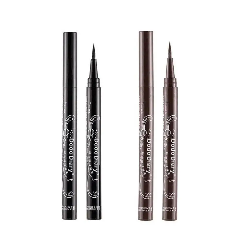 Langlebiger Eyeliner wasserdichter langlebiger Eyeliner Eyeliner Schnellt rocknungs werkzeuge flüssiger Kosmetik stift Natur stift nicht r3s3