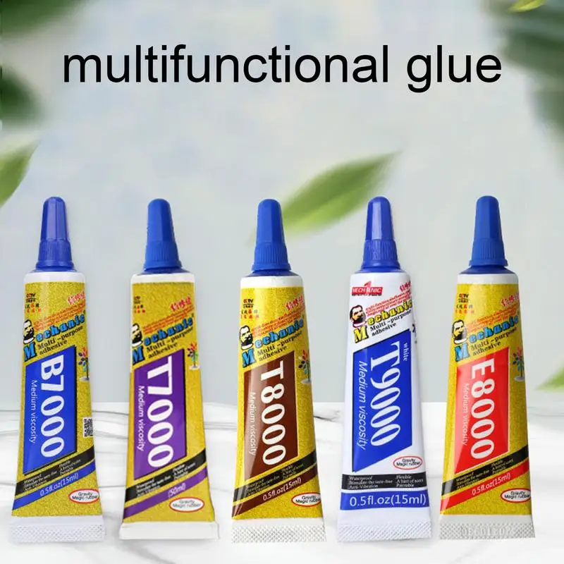 Super Glue For Fabric 15ml Pendant Adhesive DIY Crafting Glue Ceramic Repair Adhesive Super Strong Liquid Glue Multifunctional