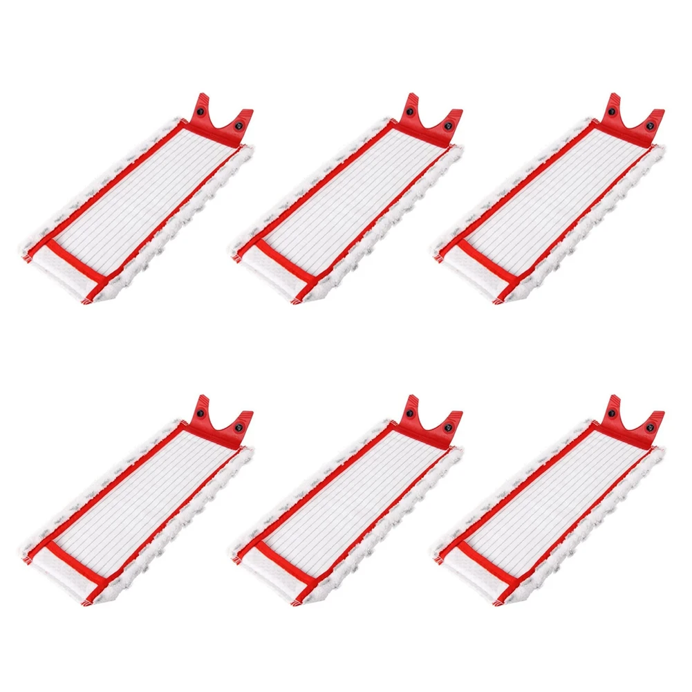 6 PCS Microfibra Recarga Esfregar Almofadas Substituição para Vileda 1-2 Spray Mop para O Cedar Mop