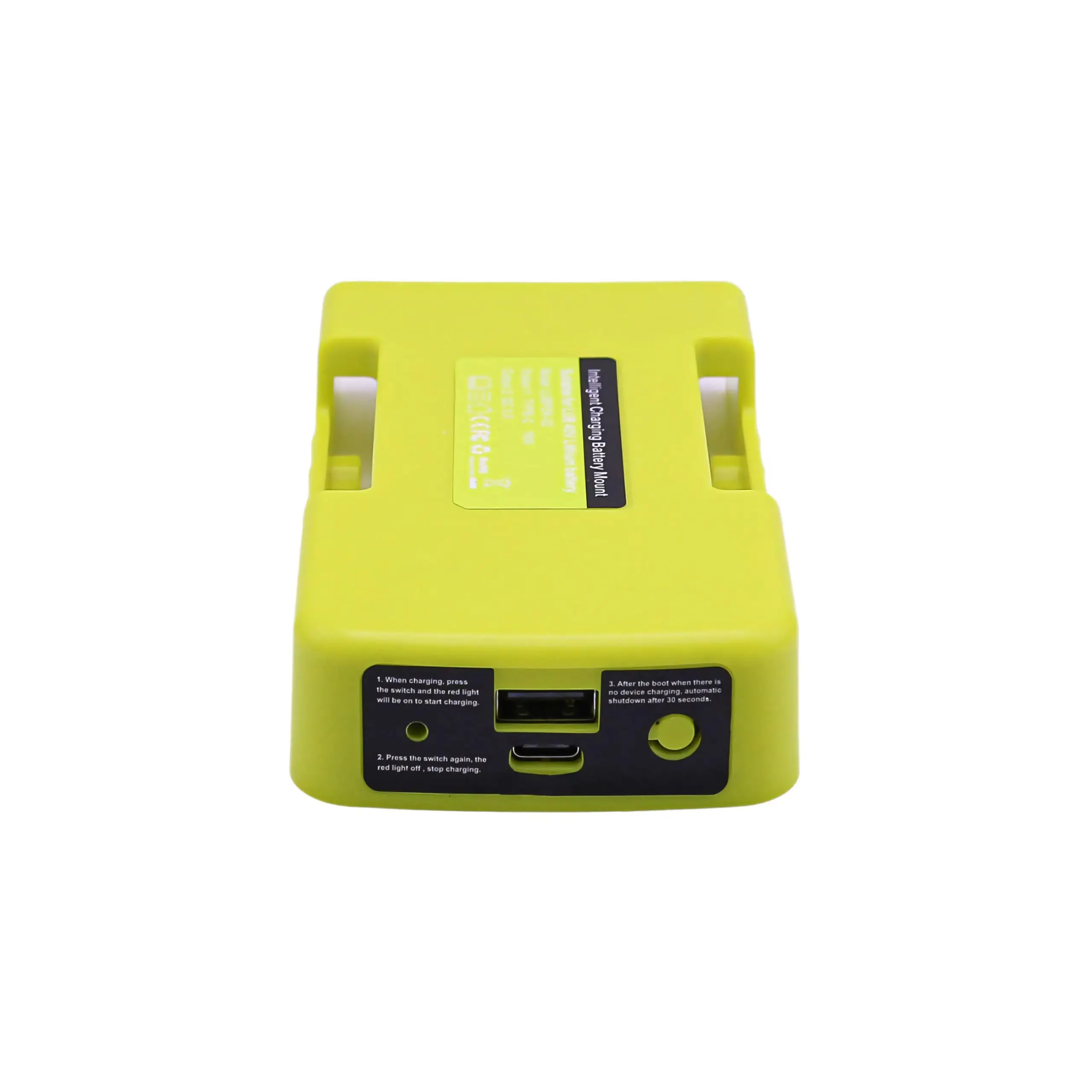 

Портативное зарядное устройство USB с поддержкой зарядки Type-C, совместимое с литий-ионными аккумуляторами Makita/Ryobi/Greenworks 40V