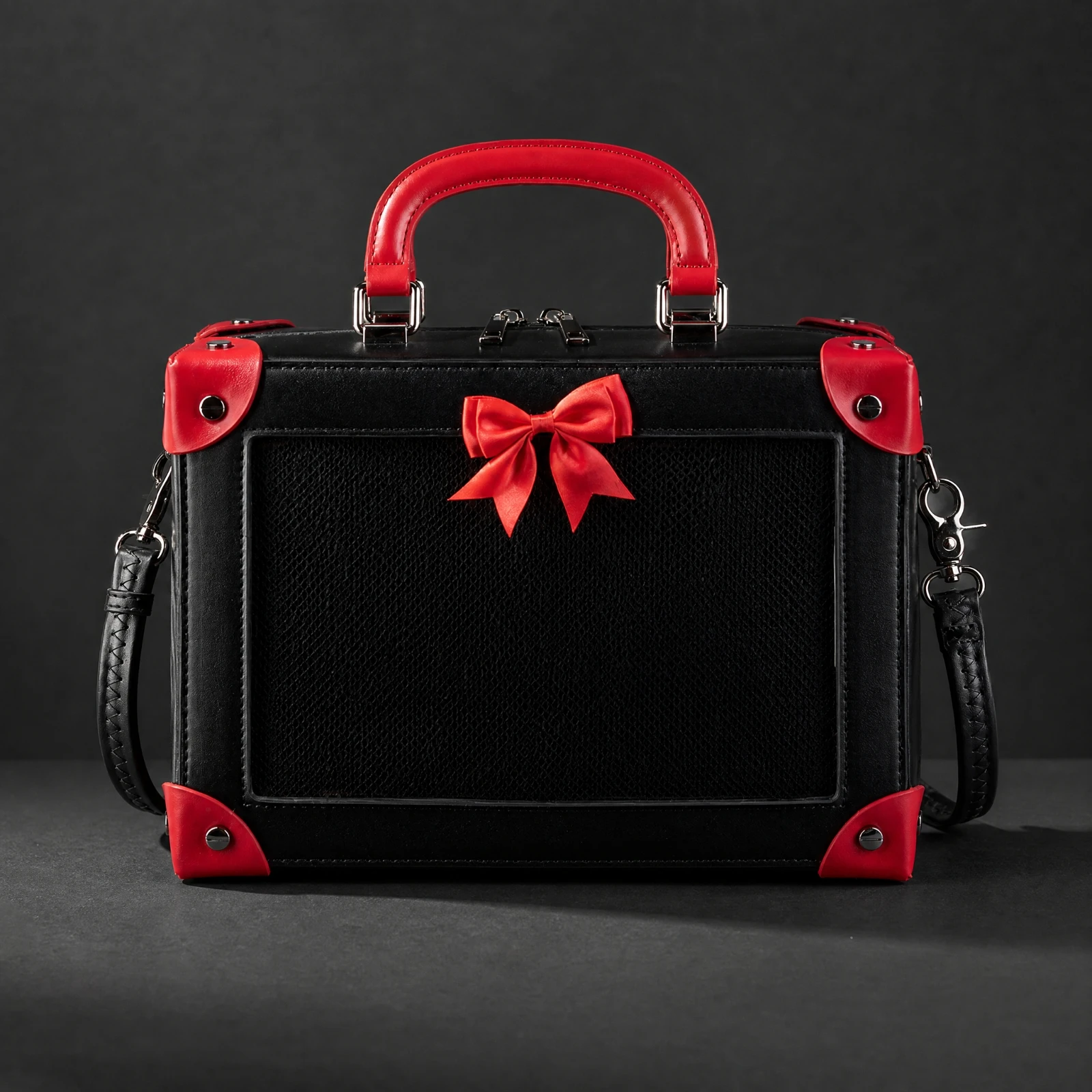 Shoulder Bag Structured - Display Bag with Clear Front Window