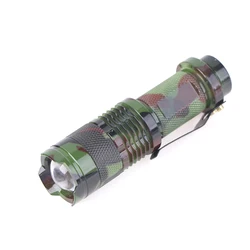 SK68 1000LM Flashlight Waterproof Camouflage LED Flashlight Torch Portable Light