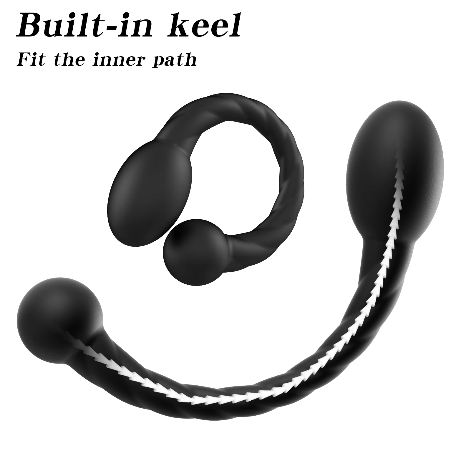 Factory Sales Silicone Dual Head Butt PlugP-Spot Stimulator Prostate Massage Vagina Masturbator Anal Beads Balls Anal Sex Toys view 5