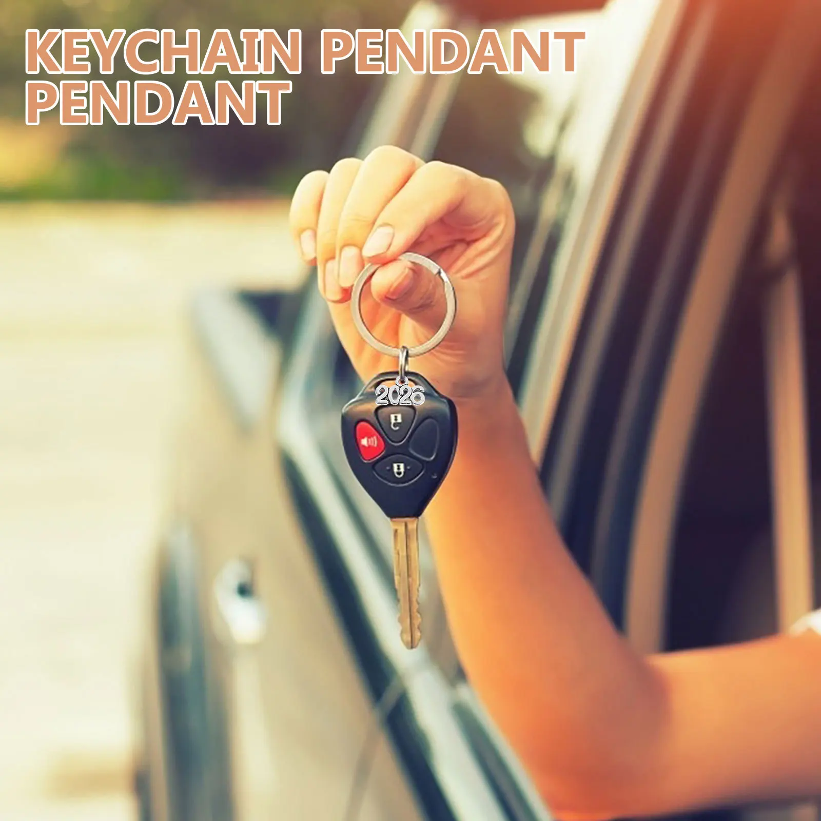 120 قطعة قلادة سبيكة Charms حلقة رئيسية DIY بها بنفسك اكسسوارات 2026 سنة التذكارية شرابة حسن الحظ سحر لحقائب الظهر حقائب اليد والمجوهرات #2