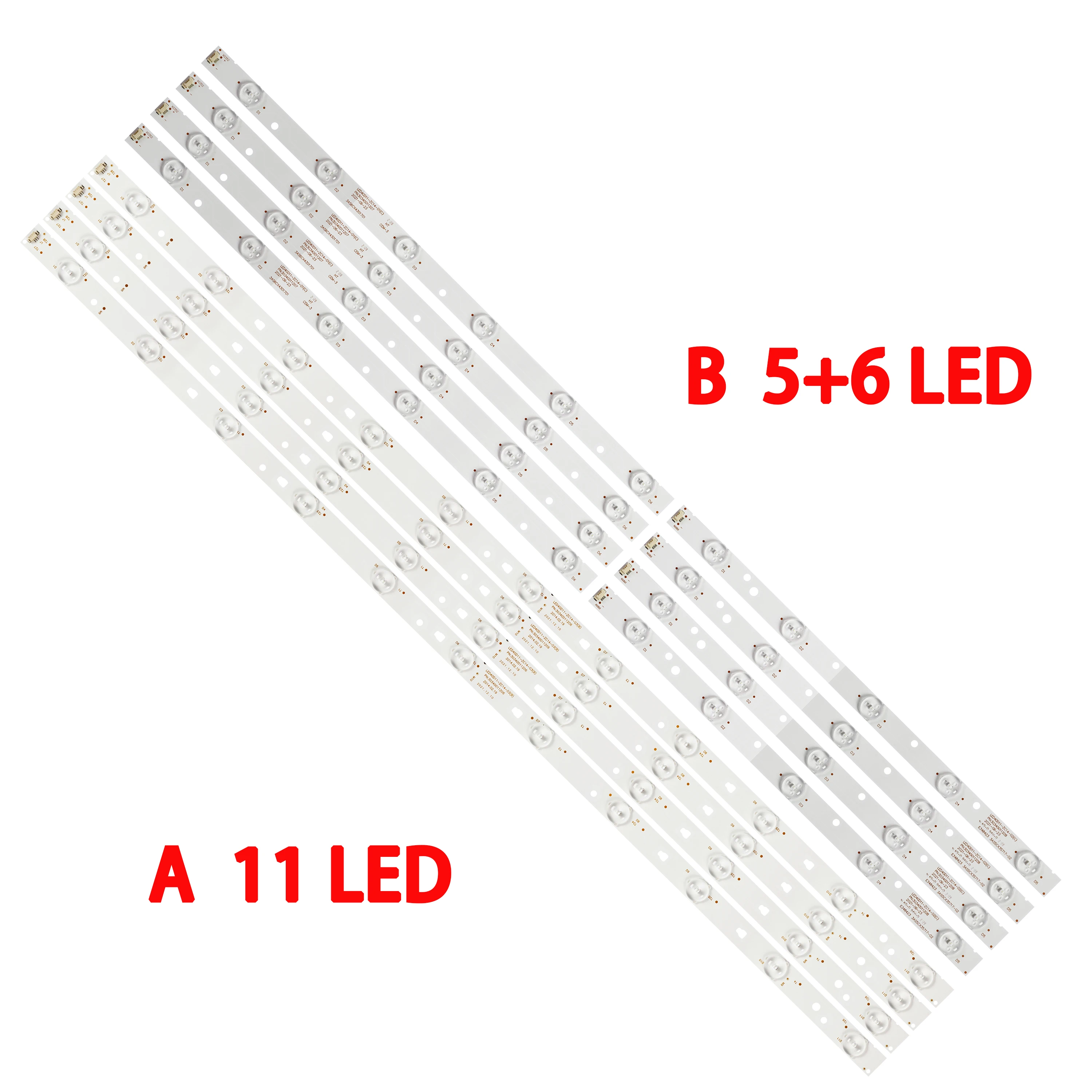 

LED Backlight strip 11 Lamp for Haier LE40F3000WX LED40D11-ZC14-03(B) LT-40E71(A) LK400D3HC34J LSC400HN01 LT-40C540 LE40M600CF