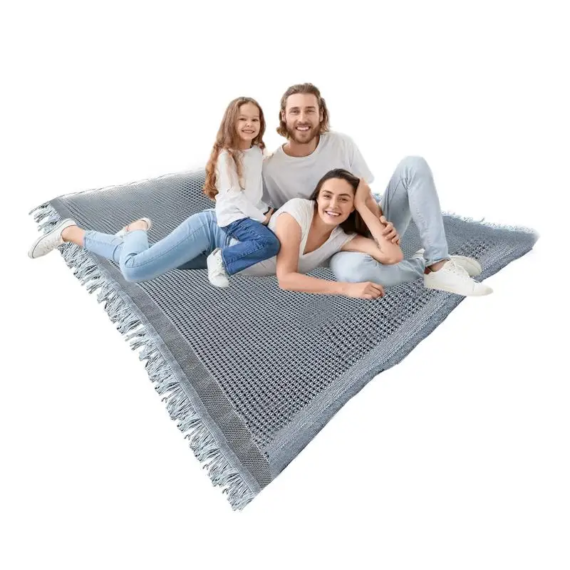 

Outdoor Blanket For Grass Camping Blankets For Sleeping Portable Family Grass Play Mats For Lunch Travel Music Festivals Hiking