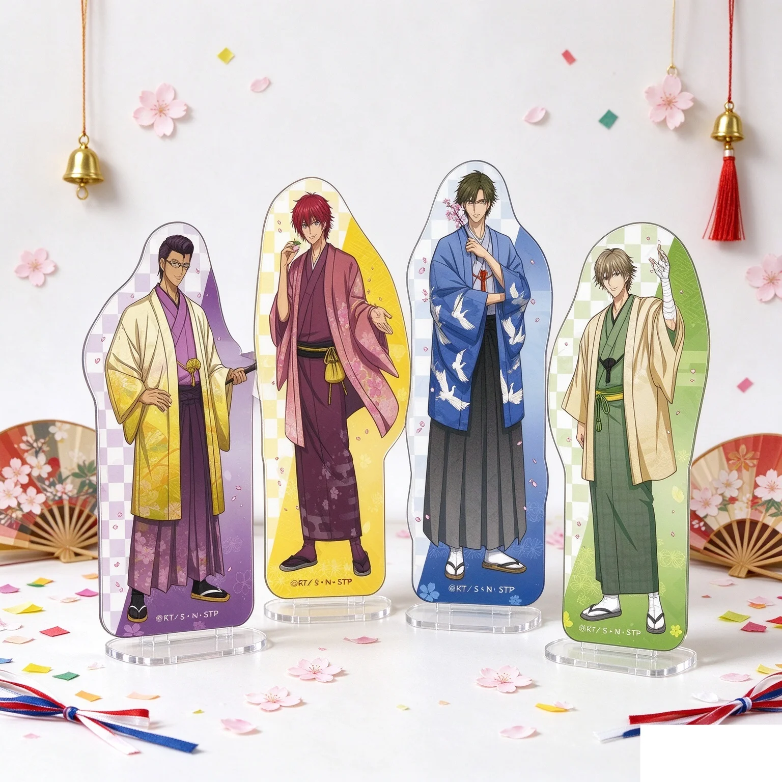 Hot15CM Anime The New Prince Of Tennis Peripheral Collection Acrylic Stand Model Decorations Gifts Model Action Figure Keychain
