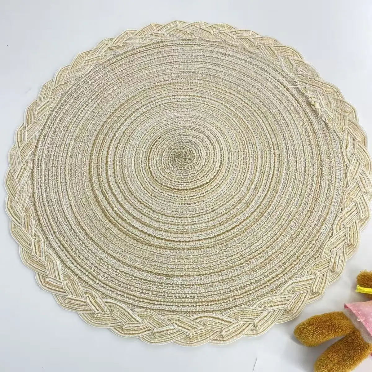 New Nordic-style fine luxury decorative tray and plate pad, heat-resistant and insulating pad