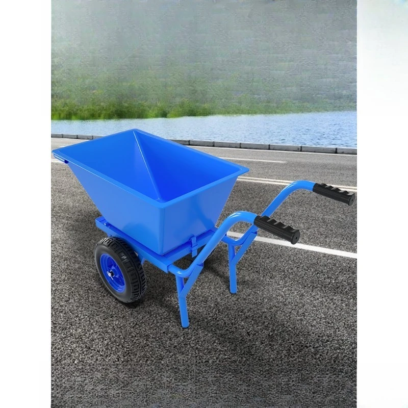 

Multifunctional extra thick single and double wheel trolley dump truck construction site sand household feed breeding