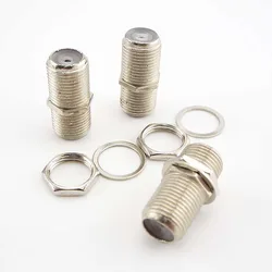 5/10/20pcs F Type Coupler Adapter Connector Female F/F Jack RG6 Coax Coaxial Cable Used In Video Or SMA RF Coax Connector Plug