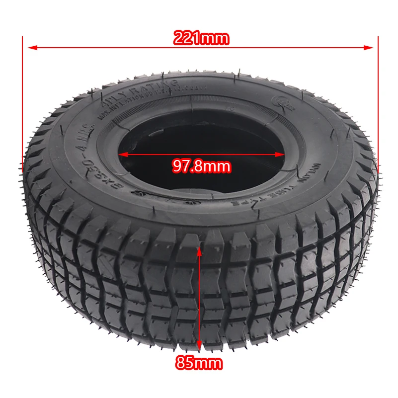 Electric Scooter 9x3.50-4 Tire 9-inch 9*3.50-4 Inner Tube Outer Tire for Electric Tricycle And Beach Car Wear-resistant Tyre