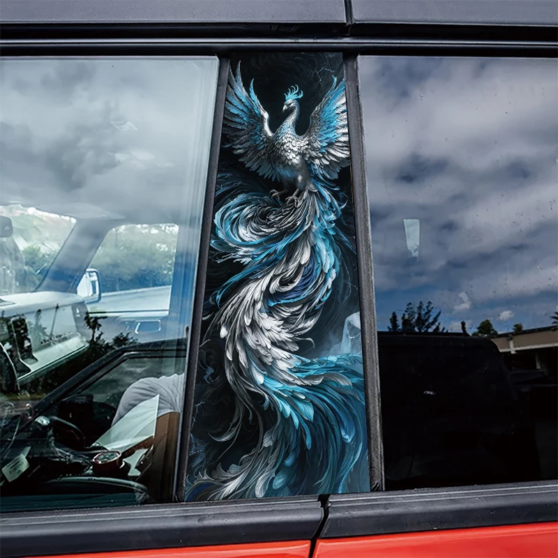 

2 шт. глянцевой защитной полиэтиленовой пленки для центральных стекол автомобиля Ice Flame Phoenix