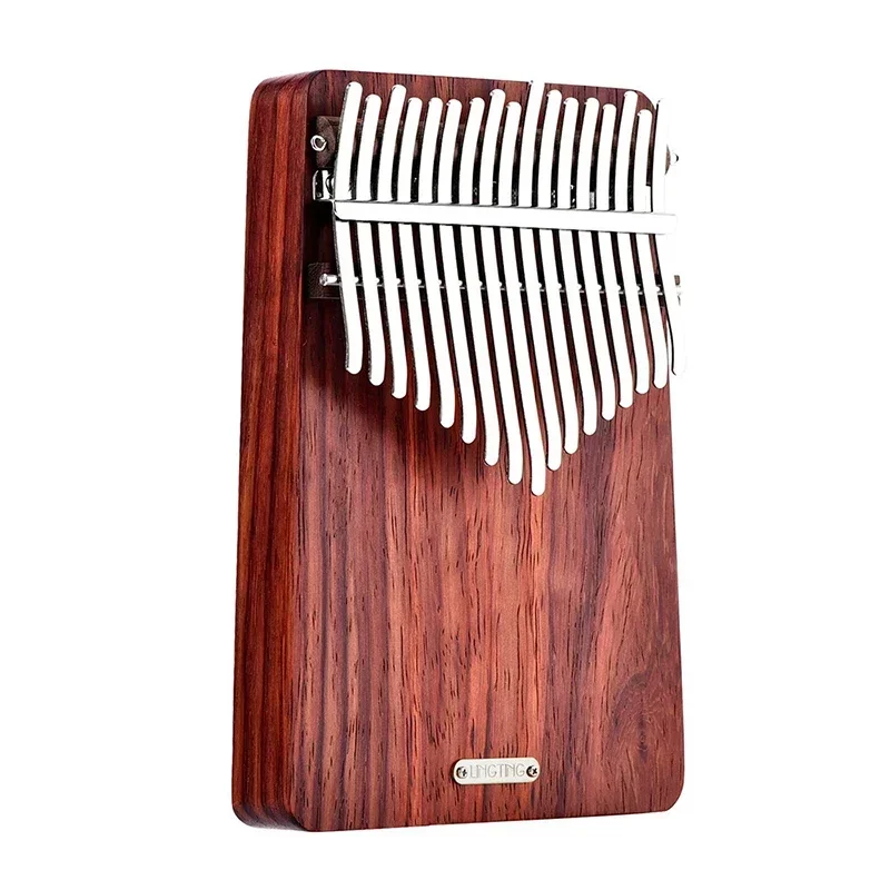 LINGTING Kalimba 17 مفتاح البيانو المحمول الإبهام المهنية Kalimbas المبتدئين أداة لوحة المفاتيح الموسيقى مع الملحقات هدية K17A