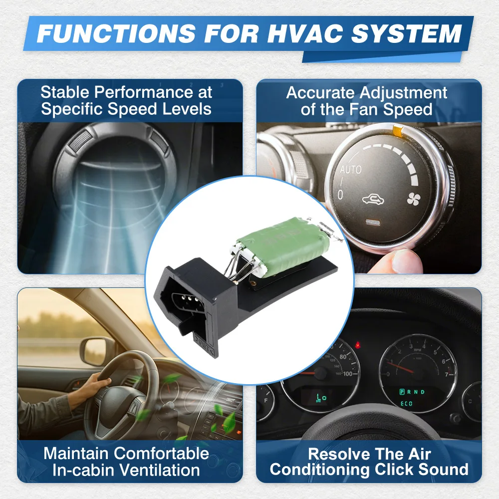 

64111393211, 64118391749 Резистор двигателя вентилятора отопителя кондиционера с 4-мя контактами для BMW M3 E36 318i 320i 323i 328i