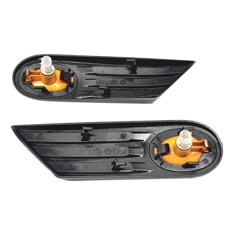 Side Indicator Repeater Light Trim For MINI R55 R56 R57 R58 R59 07-13 Fender Marker Assist Turn Signal