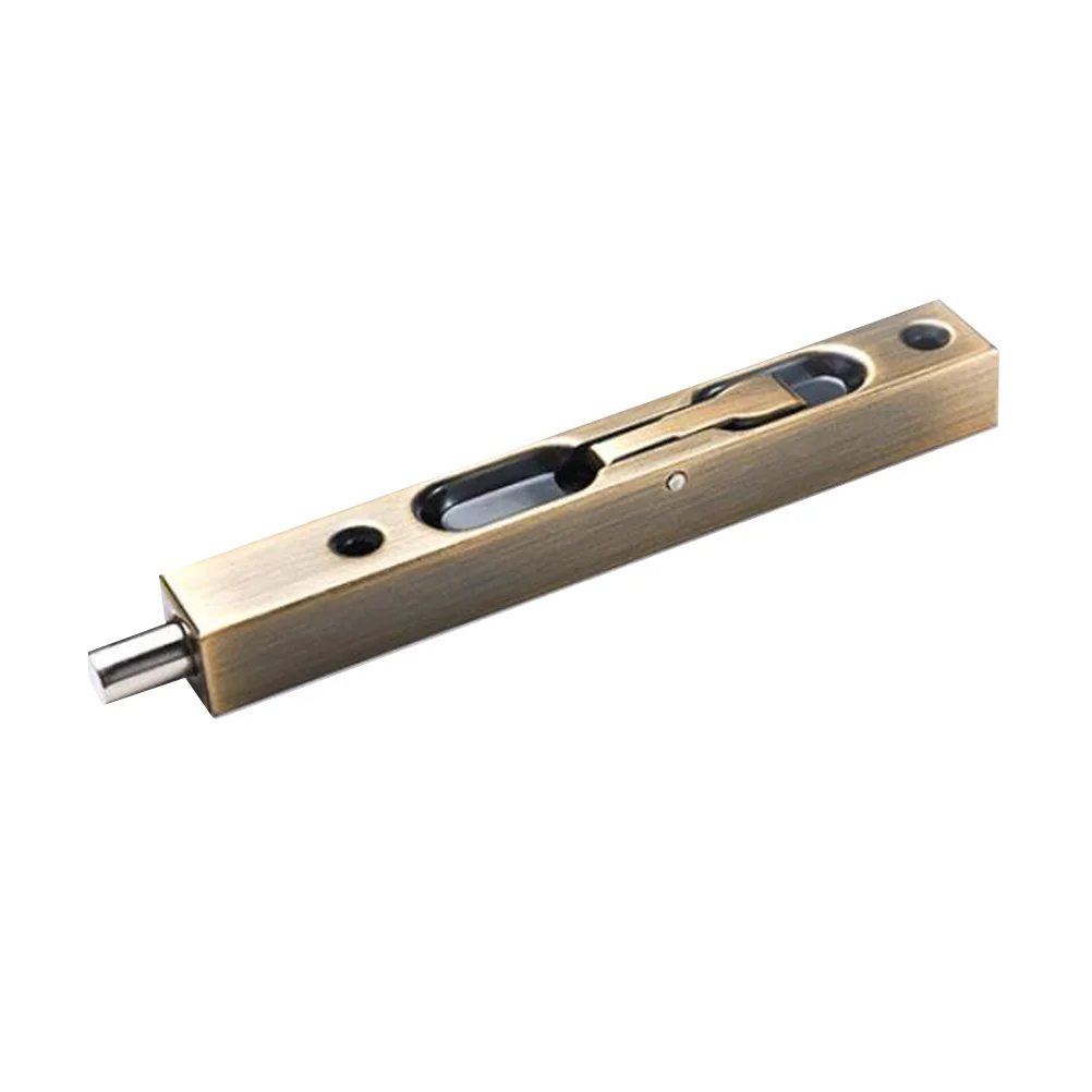 

Double Door Latch Alloy Material Longevity Fire Door Invisible Bolt Easy Installation Square Latch Bronze
