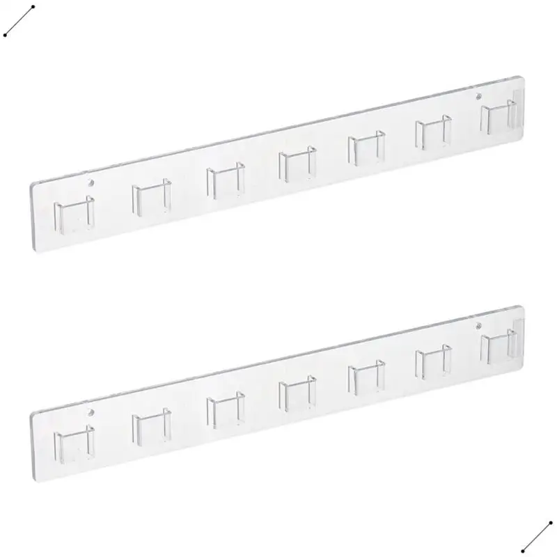 Sunglasses Holder Organizer,2Pc Acrylic Sunglasses Wall Mounted Eyeglasses Display Holder Eyewear Glasses Hanging Rack Durable B