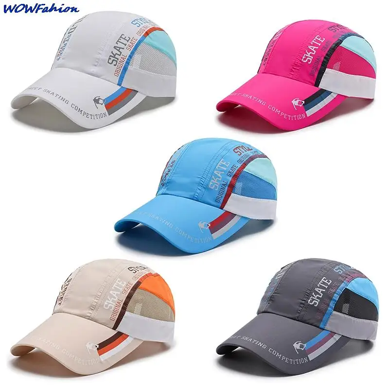 Quick Drying Breathable Thin Baseball Cap Men Women Summer Sport Outdoor Hiking Mountaineering Cycling Fishing Hat