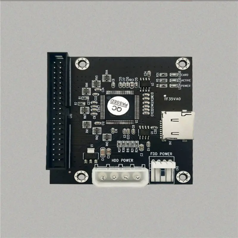 2X SD Memory Card To IDE Hard Disk Drive Adapter For Micro-SD TF Card To IDE 40Pin 3.5Inch Male Adapter