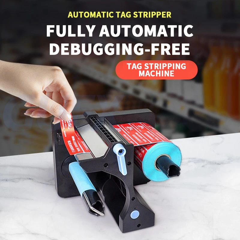 

Fully Automatic Label Dispenser 12V 3 Speed 20-130mm Auto Label Stripping Machine Sealing Sticker Self-Adhesive Label Separator