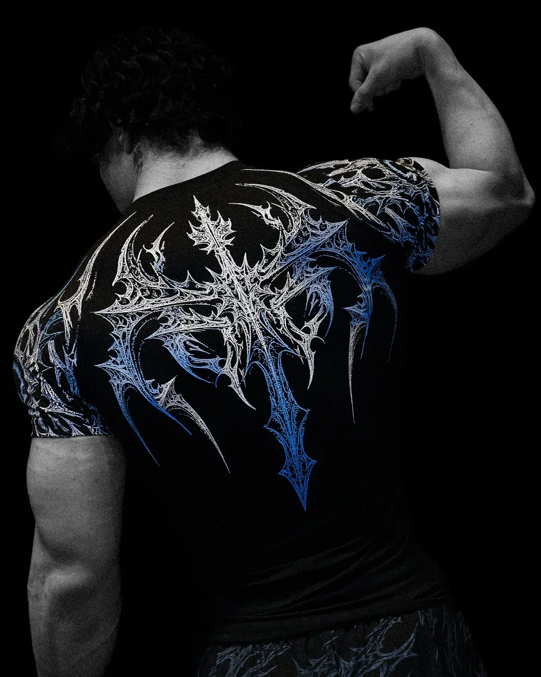 Camiseta de gimnasio para hombre, camiseta musculosa con estampado gótico oscuro, alta elasticidad y secado rápido, ejercicio para entrenamiento de culturismo, verano 2026