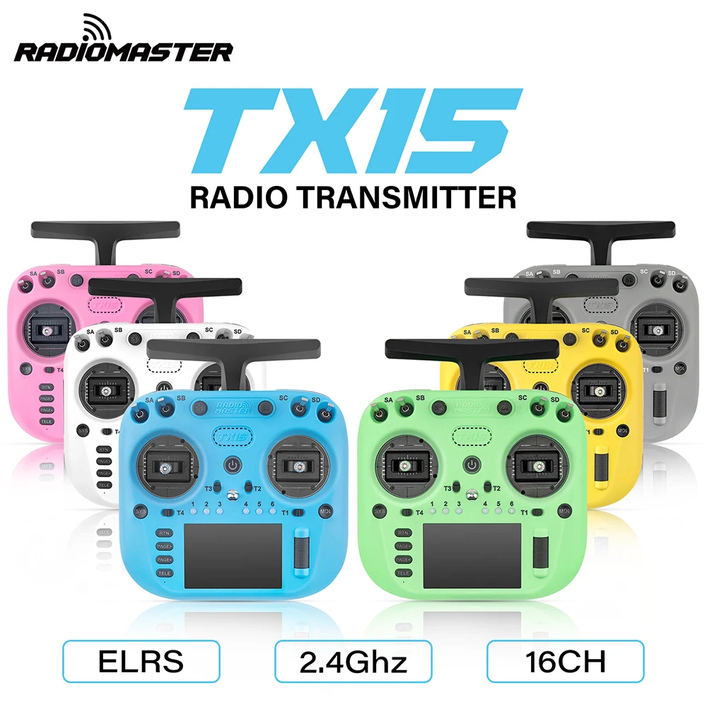 

RadioMaster TX15 Radio Controller 16CH ELRS V5.0 Hall 480×320 Resolution Support ExpressLRS
